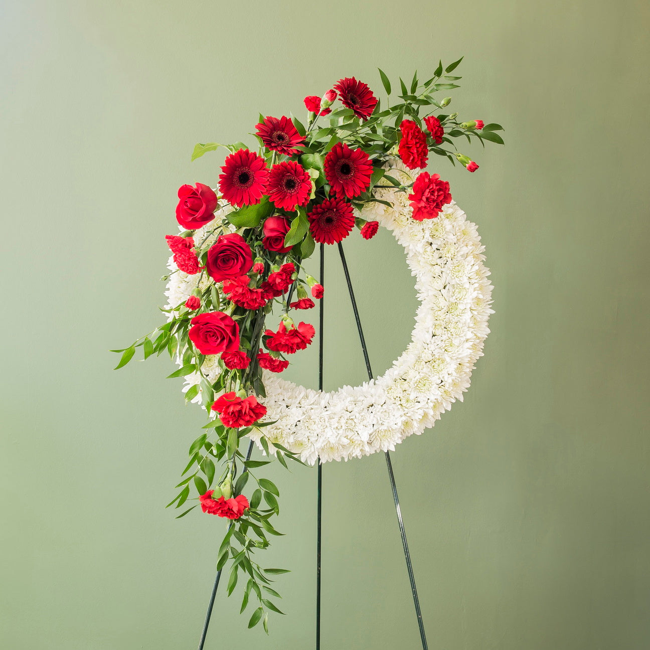 Treasured Funeral Flowers Wreath