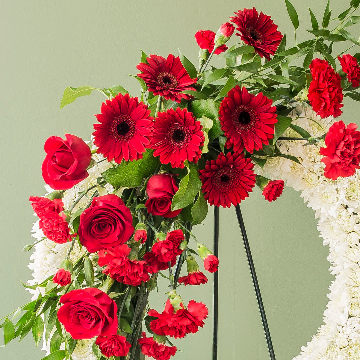 Treasured Funeral Flowers Wreath